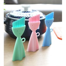 도시락 밀폐용기 홈 틈새브러쉬 세척솔 예쁜주방소품, 상세페이지참조, 블루