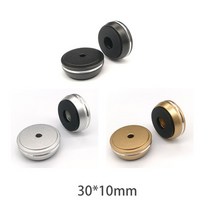 우퍼받침대 4 Pcs 다양 한 크기 솔리드 CNC HIFI 오디오 스피커 스파이크 프리 앰프 DAC 발 패드 Anti-shock 충격 흡수기 절연 네일 스탠드, [03] Gold, [05] 25-10mm