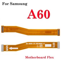 USB 고속 충전 충전기 메인 마더보드 플렉스 케이블 삼성 호환 갤럭시 A10 A20 A30 A40 A50 A60 A70 A80 용 도크 커넥터 보드, [06] A60 motherboard, [06] A60 motherboard