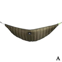 동계 캠핑 침낭 오리털 구스 백패킹 겨울 모포 경량 차박이불 극동계 3계절 따뜻한 잠자는 해먹 Underquilt 야외 스포츠, 중국, 아미 그린