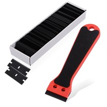 숏랜스 고압 세차기 세척기 살수기 분사기 실리콘호스 foshio car wash glass razor scraper with plastic blades window film, 100개 세트