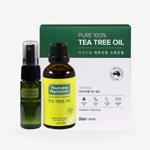 호주 티트리 오일 50ml 원액 100% EWG그린등급 스팟진정, 단품