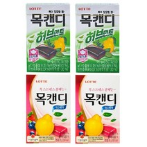 목캔디 38g 허브 2개 + 믹스베리 2개 (합 4개), 상세페이지 참조