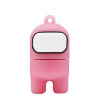 Cartoon USB Flash Drive Cool Glasses Man 블랙 옐로우 핑크 퍼플 64GB 32GB 16GB 8GB 4GB 메모리 Pendrive Lovely Sti, [05] 64GB, [03] M3 pink