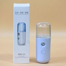 피톤치드 연무기 방역 소독기 방역 방역기 분무기 연막 수화기 작은 알약 알코올 소독 충전 핸드 헬드 휴대용 수화기 가습기, 나사산중국어 하늘색 + 충전 케이블 30ml 특허