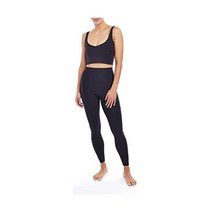 Sage Activewear 여성용 웨이스트 7/8 레깅스-모이스처 위킹 배 컨트롤 스트레치 애슬레틱 하이 라이즈 요가 팬츠, 작은, 울트라 하이라이즈 블랙