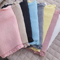 아이보리아이 줄누비 프릴워싱피그먼트 베개커버 40x60 50x70