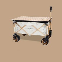 웨건폴딩 휴대용 접이식 경량 캠핑 브레이크, 200L 검정색 + 08 검정색 테이블플레이트