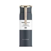 스마트 보온병 온도표시 패션 절연 컵 열 스테인레스 스틸 진공 플라스크 휴대용 물병 Termos 450ml 여행, [01] 450ml, [04] navy