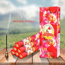 명상 차크라 크리스탈 명상돌 싱잉볼 힐링 팔찌 불교 돌 새로운 20sticks 인도 향 화이트 세이지 라벤더 요가 바다 바람 사랑 향 정화 공기 탈취 아로마 테라피, 장미