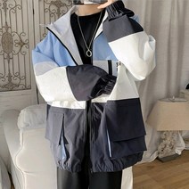 예스라인 파스텔 오버핏 공용 바람막이점퍼 루즈핏 남자점퍼 남성용 여성용