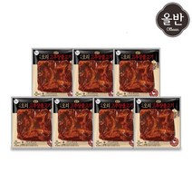 신세계푸드 올반 오리 바짝 불고기 7팩 (고추장맛 200g x7팩 ), 7개