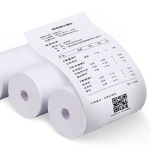 핸드폰 사진 인화기 포토 프린터 샤오미 스티커사진기 10rolls 영수증 감열지 57x30mm 인쇄 라벨 롤 모바일 pos 금전 등록기 용지 사무용 문구, 협력사
