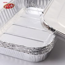 야유회 간식 은박 호일 도시락 용기 일회용 5P