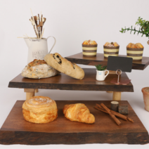 쿠키 진열대 진열장 과자 팬트리 빵 진열 트레이 베이커리 과일 매대 우드 케이터링