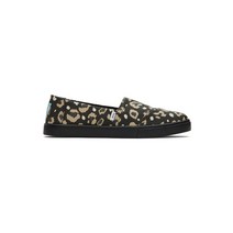 [Alp Cupsole] 레오파드 캔버스 여성 슬립온 TOSO2F032BK