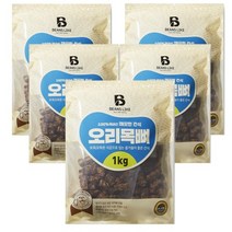 빈즈라이크 오리 목뼈 5kg (1kgx5팩) 대형견 애견간식, 단품
