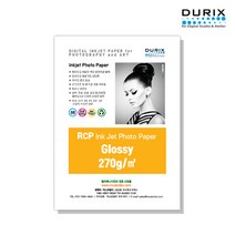 두릭스 글로시 270g 롤지 [24x30M] DURIX Photo Paper Glossy 포토용지