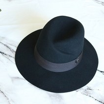 클로슈햇 개화기 여성 중절모자 클로슈 클래식 블랙 와이드 브림 양모 페도라 숙녀 파나마 웨딩 드레스 더비 교회 따뜻한