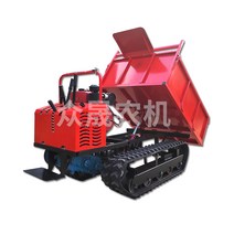 농업용운반차 전동운반차 농사용손수레 트랙터와 달리 전 지형 등반 호랑이 크롤러 운송 차량 농업용 트럭 다기능 산 과수원 4 개, 1.5톤 디젤 모델