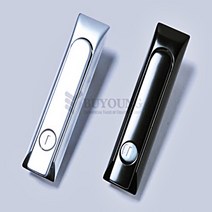 푸쉬/핸들 BYMS607-2-1 부영 분전함 분전반 컨트롤박스 캐비넷 기계 제작 가구 도어 DIY 인테리어 용, BYMS607-2-1-BK(검정)