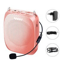 펜마우스 SHIDU10W 휴대용 음성 증폭기 무선유선 마이크 AUX 오디오 스피커 교사 투어리스트용 USB, [06] Wired RG EU Plug