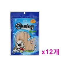 JH카리에스 덴탈껌 6P x 12개 애견껌 먹는 치약껌, 단품