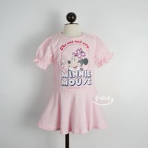디즈니정품 여름 캔디 미니마우스 퍼프원피스 유아동 여아 반팔원피스 TN02