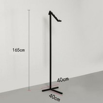 코끼리 옷디피 폴행거 의류매장용 행거 옷디피 속옷 디피, 블랙