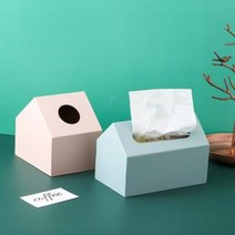 인테리어 금속 화장지 케이스 북유럽 메탈릭 마카롱 티슈 작은방 뽑기 거실 티 테이블, 04 스몰 핑크