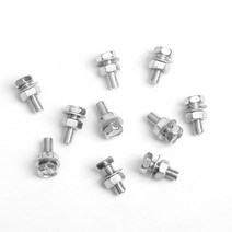 미니 소형 육각볼트너트 세트 10개 평와셔 풀림방지