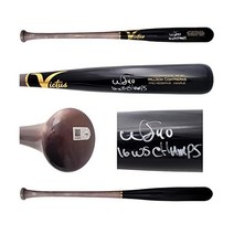 윌슨 콘트레라스 사인 블랙 & 그레이 빅투스 프로 리저브 메이플 배트 시카고 컵스 