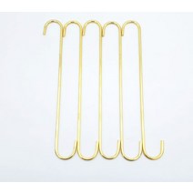 둥근 S고리 골드 자취생으로살아남기 신박한정리 바지걸이 틈새활용 홈쇼핑 옷걸이 30cm, 단일