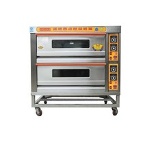업소용오븐 2단오븐 제빵 요리 주방, 2개의 층 및 4개의 쟁반