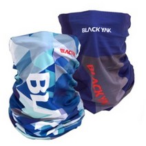 블랙야크 S 야외 스포츠 아이스 냉장고 쿨스카프 쿨워머 멀티넥, 네이비+블루