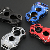 XMAX300 스마트키커버 T6알루미늄합금소재 엔맥스21년이후 장착가능, 티탄, 1개