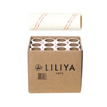 릴리아 사선컷팅 테이프클리너 16cm 60회 테이프크리너 돌돌이 리필, 12개