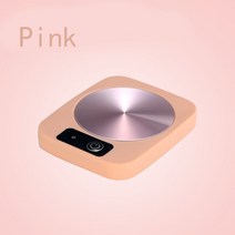 소형전기난로 머그컵 히터 커피 워머 밀크티 물 가열 패드 컵 따뜻한 매트 항온 코스터 110 V 220 EU, 03 Pink_01 미국