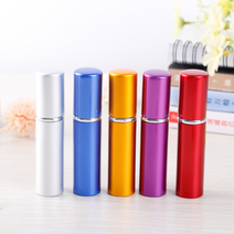 스프레이 메탈 향수 공병 케이스 리필용기, 퍼플 10ml