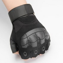 위즈맥스 스포츠 아웃도어 등산장갑 밀리터리 산악용 라이딩, 하드쉘S1 블랙 M