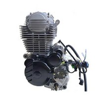 오토바이엔진 모토크로스 V 트윈 오토바이 엔진 공랭식 1 실린더 Zhongshen CB250-F 어셈블리 250cc, 한개옵션0