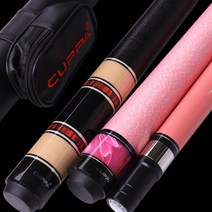 개인큐 아담큐 에이블큐 카본 큐대 큐 당구 용품cuppa pinklovers 풀 스틱 풀 케이스 세트 13mm 11.75mm 블랙, 분홍색