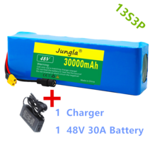 휴대용 무선 보조 오리지널 13S3P 48v 30Ah 1000W 18650 배터리 팩 MH1 54.6v 전기 자전거 스쿠터 25A 방