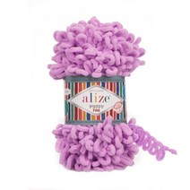 자이언트얀 망고실 Alize Puffy Fine 푹신한 고급 원사 100g 바늘 없음 후크 손가락 크로 셰 뜨개질 Amigurumi 쉬운 벨벳 플러시 부드러운 아기 담요 부피가, 13 378