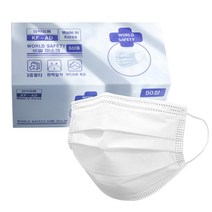 월드세이프티 비말차단 덴탈마스크 KF-AD 300매 의약외품 국내생산