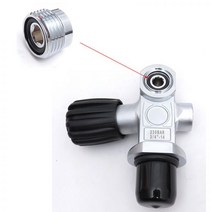 스쿠버산소통 산소탱크 스킨스쿠버 잠수 장비 구리 요크 삽입 탱크 밸브 어댑터 다이빙 부품 레귤레이터 컨버터 스쿠버 실린더 스노클링 야외용, 한개옵션0