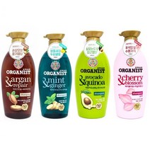샴푸 컨디셔너 오가니스트 LG 2개 부드러운거품 머리카락관리, 02)오가니스트 페퍼민트진저 샴푸500ml