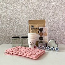 자일리톨 사탕 만들기 키트 금연 입덧 임산부 수제 캔디 간식, 1.하트, 7.뛰뛰빵빵