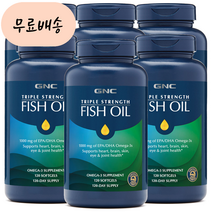 GNC 피쉬오일 120 x 6, 6개, 120정, 120개