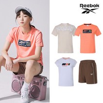 [REEBOK] 리복키즈 주니어 홀리데이 티셔츠/팬츠 여아 4종세트